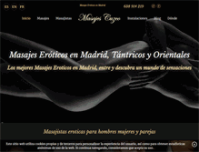 Tablet Screenshot of masajescuzco.com